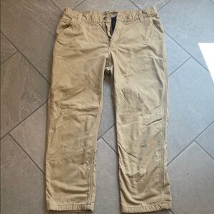 Carhartt Rugged Flex Relaxed Fit Canvas Knit-Lined Utility Work Pant Size 38x30